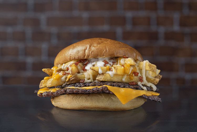 Bacon & Cheese Fries Burger